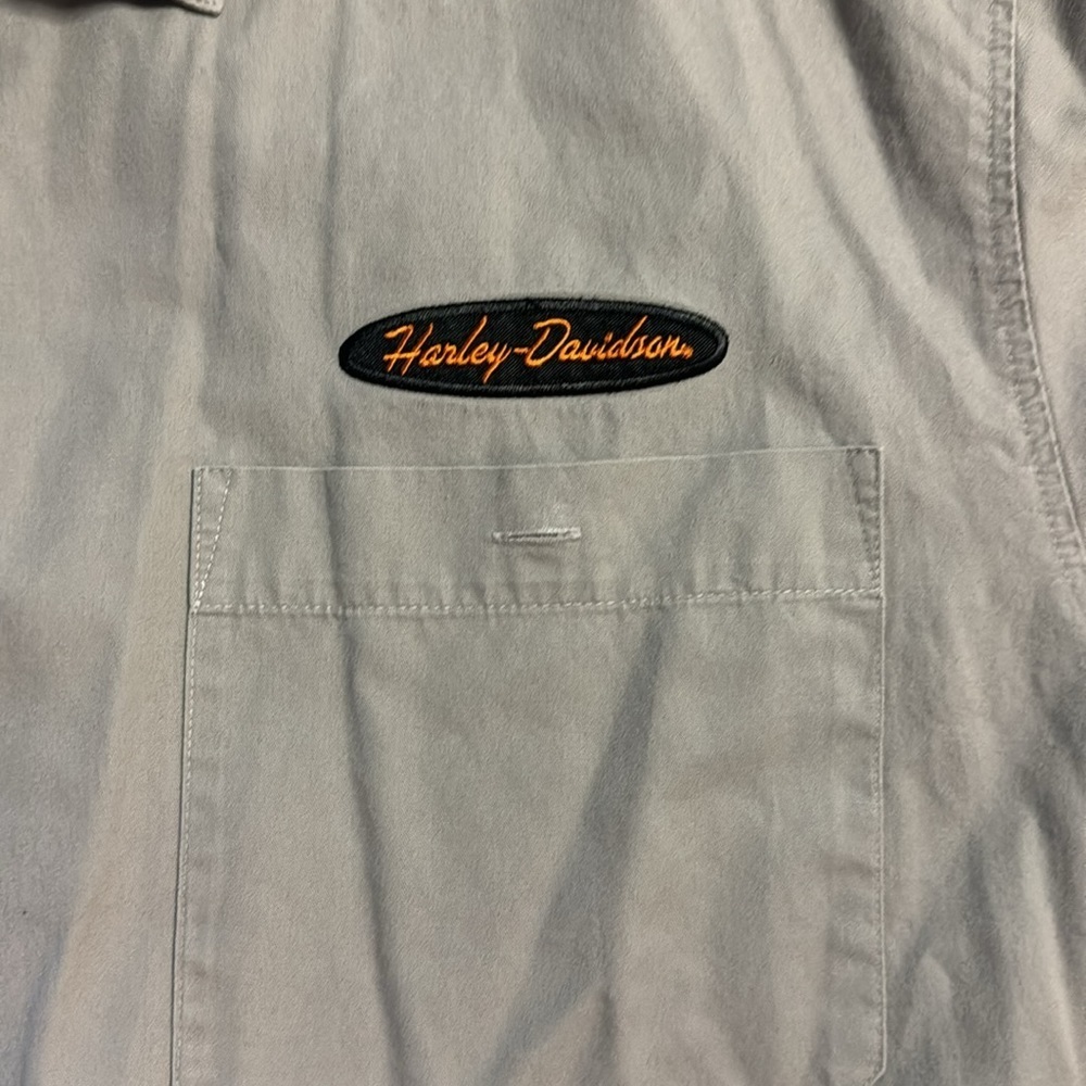 🍍HARLEY DAVIDSON BUTTON DOWN SHIRT🍍SIZE XL🍍 P-1 - Picture 2 of 6